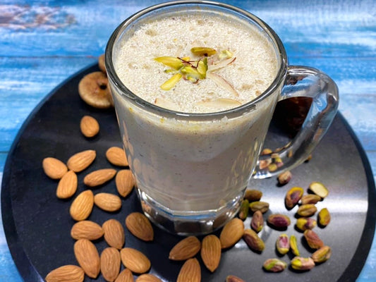 dry fruit with milk