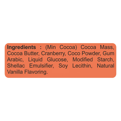 Chocolate Cranberry, Munching Range, Snack Foods, MevaBite