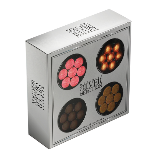 Silver Selection Choco-Coated Nuts - Gift Hamper Box  (200g)