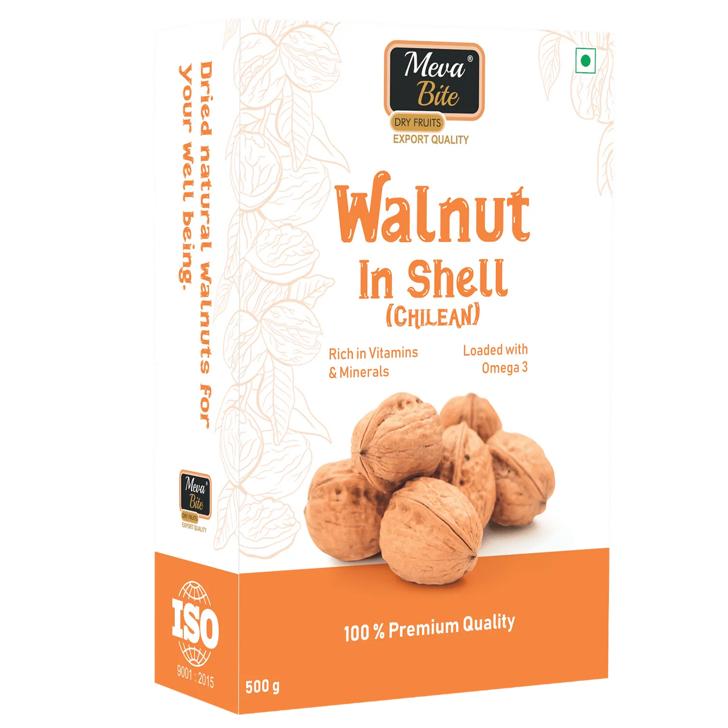 Walnut - (With Shell), Dry-Fruit, Nuts & Seeds, MevaBite