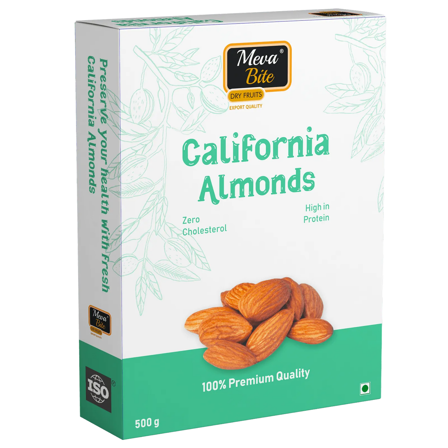 California Almonds, Dry-Fruit, Nuts & Seeds, MevaBite