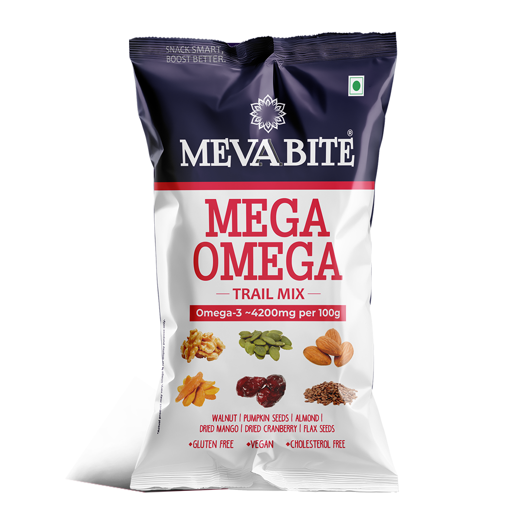 Mega Omega | Trail Mix - 43g (Pack Of 10)