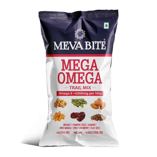 Mega Omega | Trail Mix - 43g (Pack Of 10)