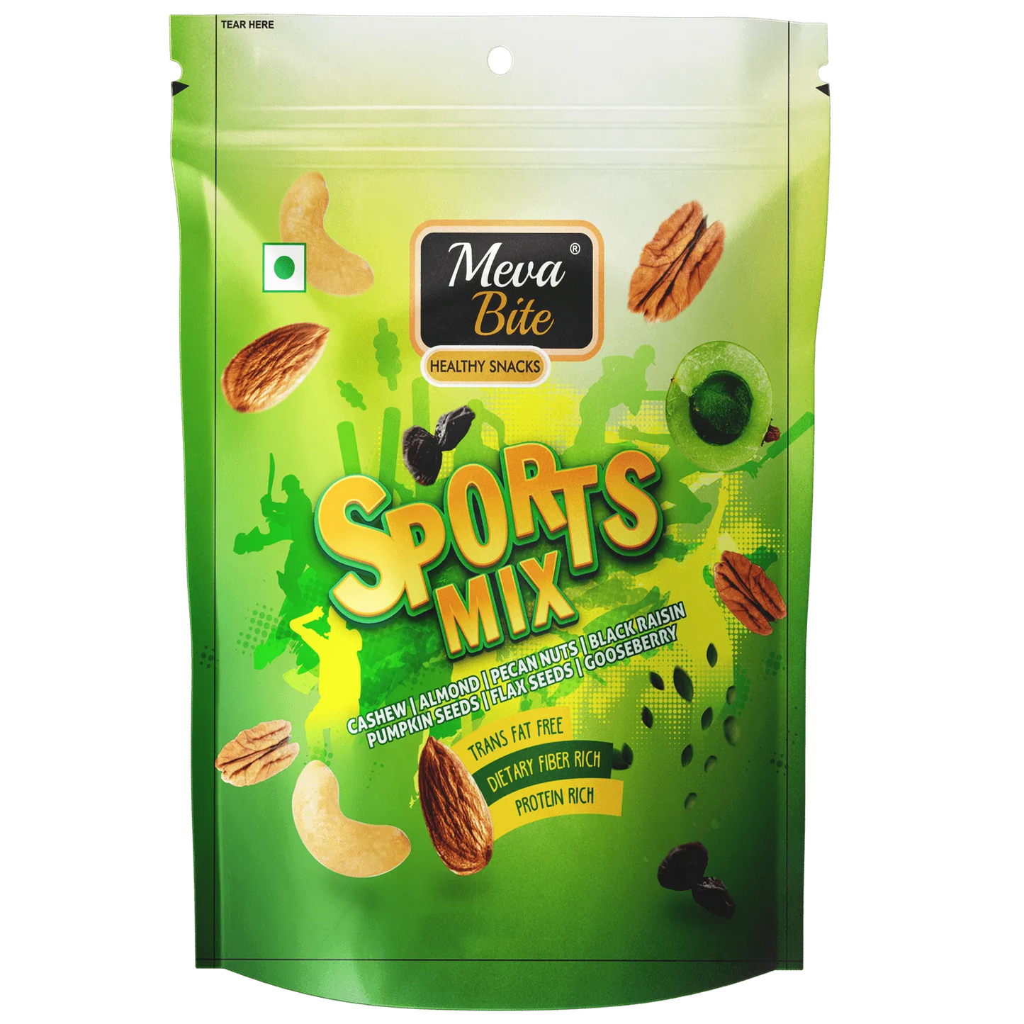 Sports Mix Zipper, Dry-Fruit, Trail & Snack Mixes, MevaBite