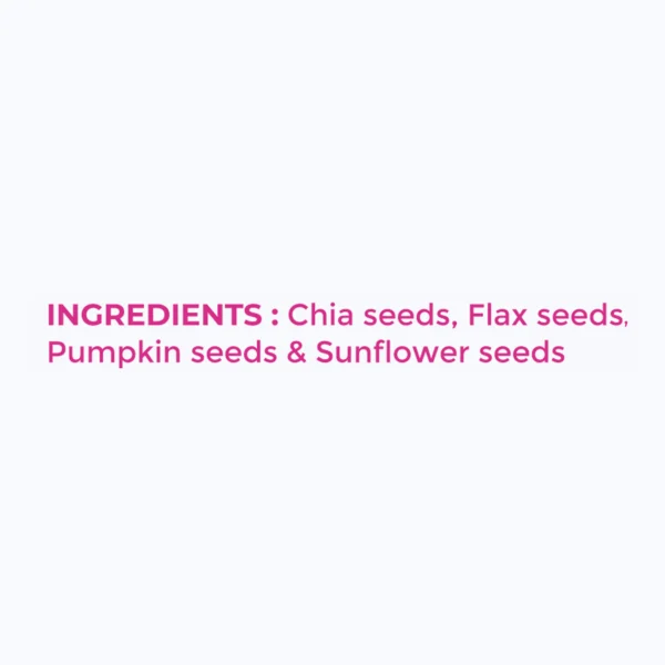 Healthy Edible Seeds Mix (Chia, Sunflower, Pumpkin and Flax Seed) - 400g - Image 4