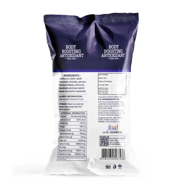 Body Bosting Antioxidant | Trail Mix - 43g (Pack Of 10) - Image 4