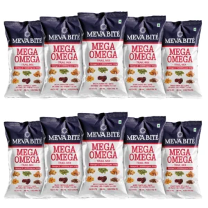 Mega Omega | Trail Mix - 43g (Pack Of 10)