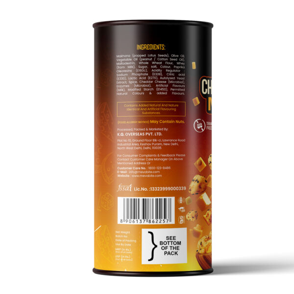 Cheddar Cheese Makhana 80gm Jar - Image 3