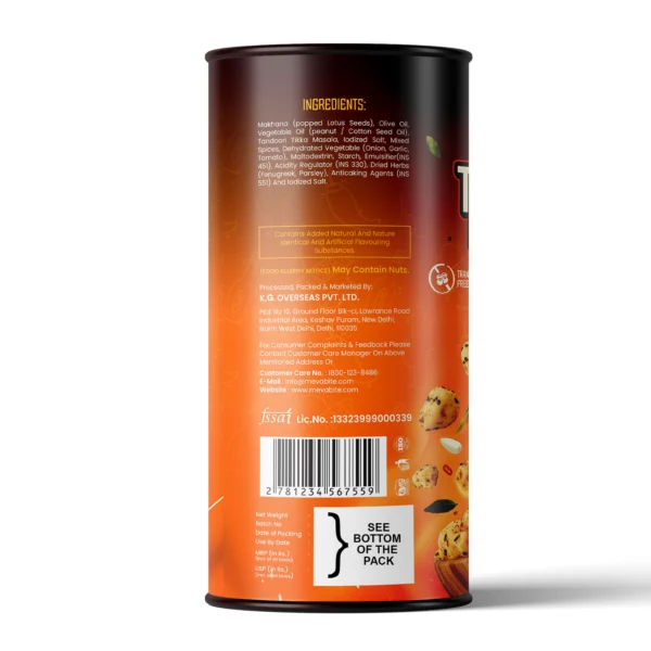 Tandoori Makhana 80gm Jar - Image 3