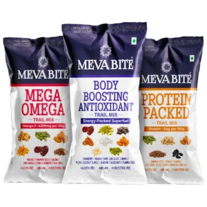 Protein Packed - Body Boosting Antioxidant - Mega Omega 35g Each Trail Mix Combo