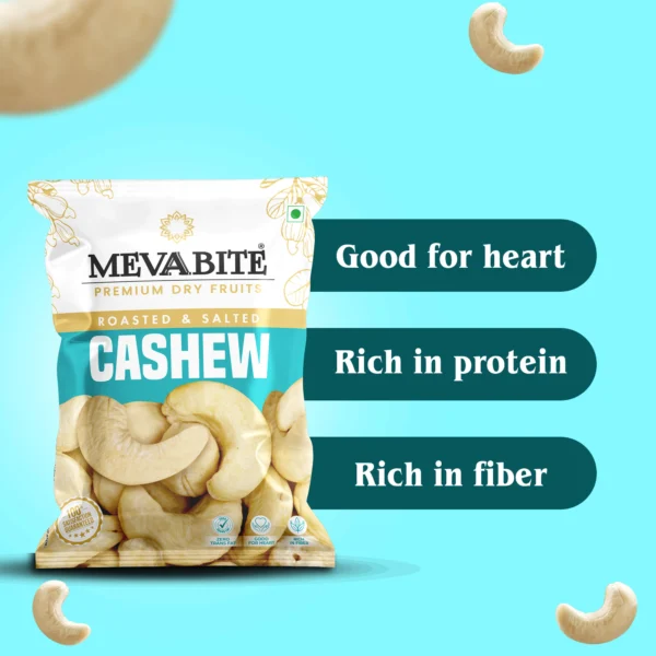 Roasted and Salted Cashew 43gm Pouch - Image 9