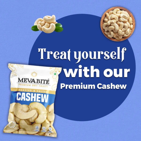Roasted and Salted Cashew 43gm Pouch - Image 6