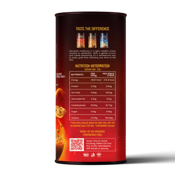 Peri Peri Makhana 80gm Jar - Image 4